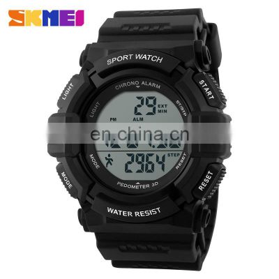 SKMEI 1116 Fashion & Casual Digital Male Sport Quartz Wristwatch Multifunction Pedometer Fitness Men's watches