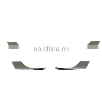 Auto parts front bumper lower grille trim strip front fog lamp protective cover trim strip bright strip for tesla model x