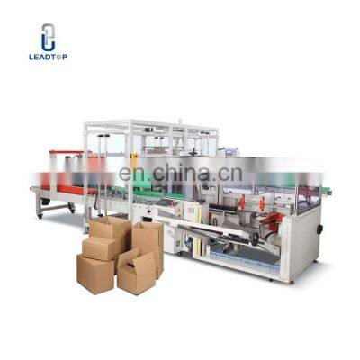 Packing Line Automatic Cardboard Carton Unpacking Bottom-Sealing Carton Forming Machine