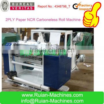 Dual Axis ATM Receipt Paper Slitting Machine/Thermal Paper Roll Slitter Rewinder