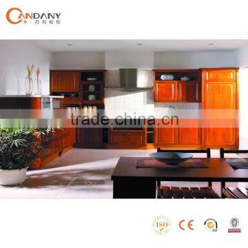 modular wooden kitchen cabinet with granite countertops