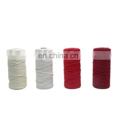 Colored Cotton Cord Bundling Rope DIY Tapestry Twist Rope 3 Mm 4 Mm 5mm Wholesale cotton rope