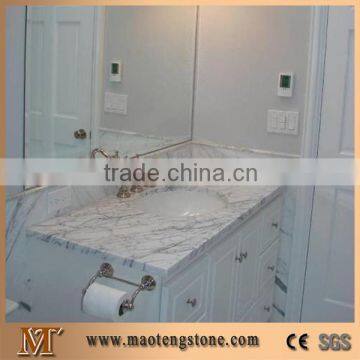 Popular Polishing Hotel Modern Design Bathroom Marble Vanity