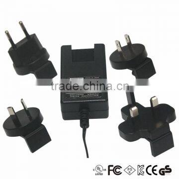 UL/CE/FCC/ROHS approval 15w detachable plug power adapter