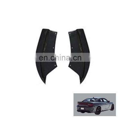 Auto Refit Accessories Fashion Black Rock Rear Bumper Side Spolitter For Dodge Charger 2015+