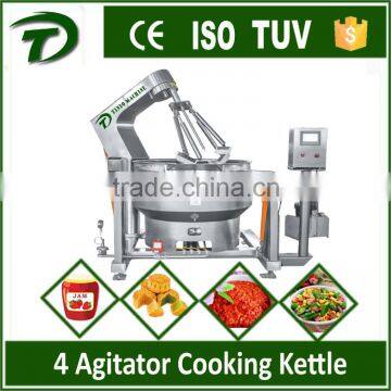 Large industrial cooking kettle mixer