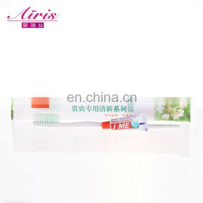 Hotel and travel wholesale disposable toothbrush with toothpaste