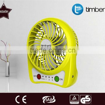 Multi-functional Rechargeable MINI USB Fan Li-ion Battery Fan photo-3