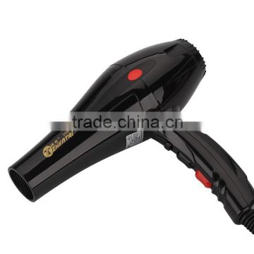 Black Color Nylon Hair Dryer Pure Copper Motor Hair Blower Dryer