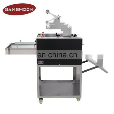 Best Price 75Mm Rubber Roller Diameter Infrared Internal Heating Eva Hot Lamination Film Machine On Paper