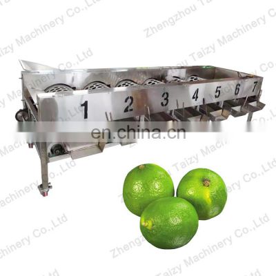 Commercial Persian Lime Citrus Fruit Size Sorting Machine Potato Grading Machine