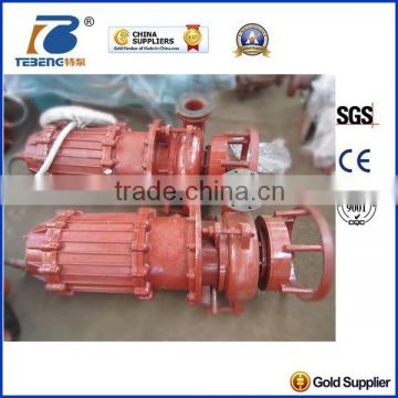 High flow Submersible sewage slurry pump with agitator