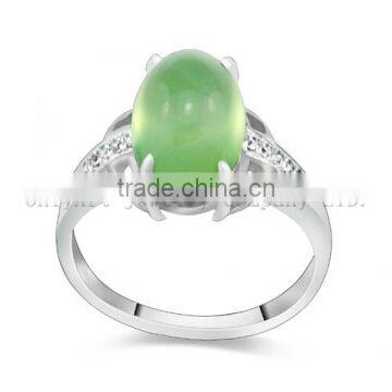  express gemstone inlaid 925 sterling silver ring