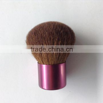 Short handle powder brush for Wholesale with goat hair