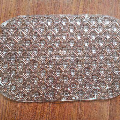 Transparent Popular ANTI-SLIP Bath Mat PVC Material photo-2