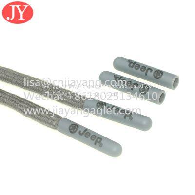 Plastic Aglet Shoelace Tipping Hoodies Drawstring Cord Ends Tips Soft Rubber Aglet Ends photo-2