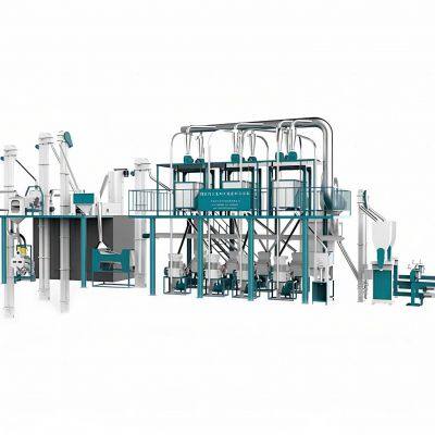 30tpd Maize Wheat Flour Mill Corn Flour Milling Machine Posho Milling Machinery photo-3