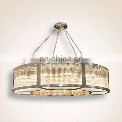 High Quality Indoor Decorative Home Hotel Villa Project Modern Crystal Round Chandelier