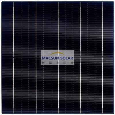 158.75mm P Type 5BB / 9BB Half Cell Monofacial Mono Crystalline Solar Cells