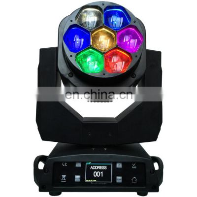 GuangZhou wholesale dj equipment mini bee eye k5 7x15w b-eye RGBW 4in1 led moving head wash zoom