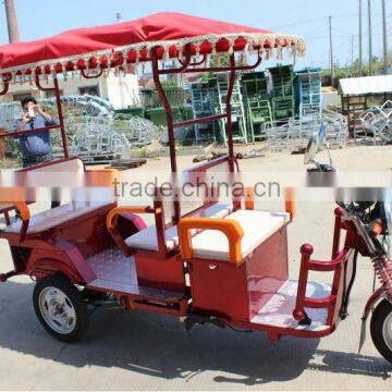 2015 best selling battery passenger tricycle electric rickshaw