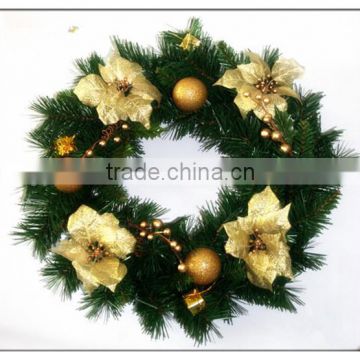 2015 Supplies Deco Mesh Christmas Wreath XMAS Wreath/christmas deco mesh wreath 2013