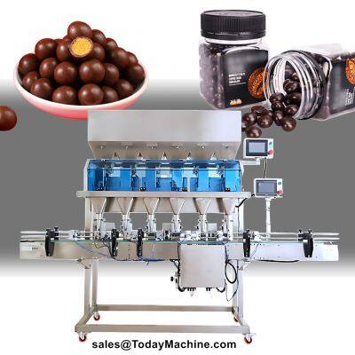 Bottle Food Nuts Granule Candy Spices Flour Milk Tea Coffee Powder Weighing Filling Machine