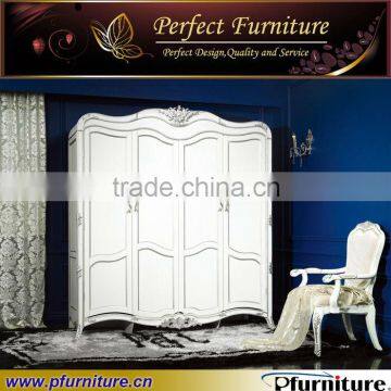 Antique Bedroom Furniture 4 Door Wardrobe NC120619