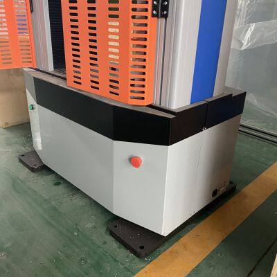 Computerized Universal Testing Machine With Extensometer Electromechanical Corrugated Clamping Fixtures photo-3
