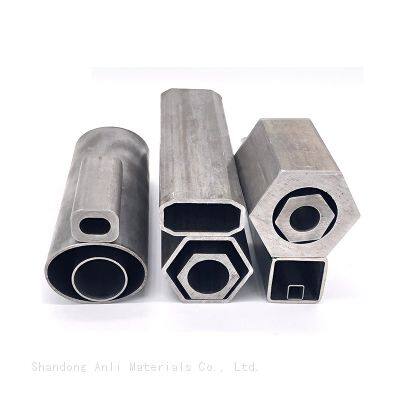 Irregular Steel Pipe Elliptical Rectangular Hexagonal Various Non-circular Shapes Seamless Steel Pipes photo-4