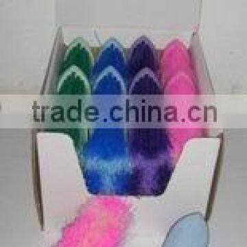 12 pcs plastic horse dandy brush in display box /assorted color