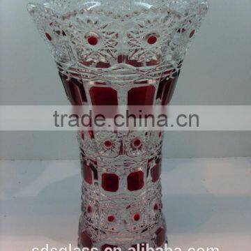 competitive price glass plate concise style glass fruit plate glass vase glass vases