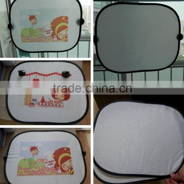 Blank white sublimation car sunshade