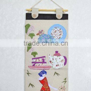 Over The Wall Hanging Shoe Organizer/ Lovly Cartoon Fabric Organizer photo-5