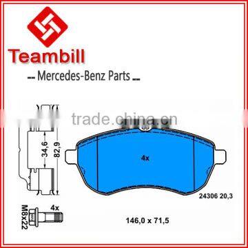 car brake pads for mercedes w204 auto parts 0054200820