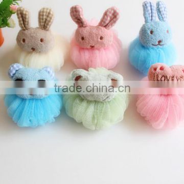 Coral Fleece Animal Bath Ball