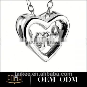 Wholesale Jewelry Accessory Heart Shape Pendant for Lady Dog Paw Pendant photo-5