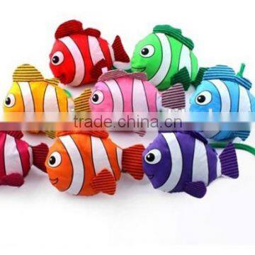 Fashion creative cartoon fish shaped foldabe shopping bag