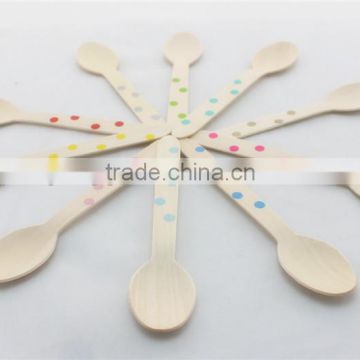 Polka Dot Wood Spoon