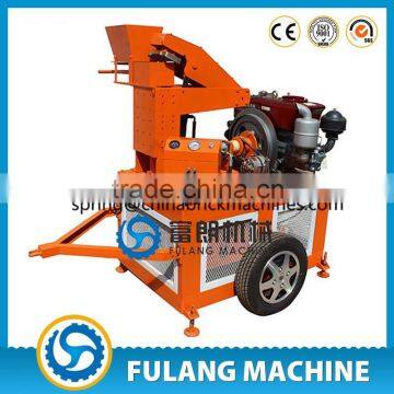 FL1-20 moving hydraform interlocking block making machine, compressed earth block making machine