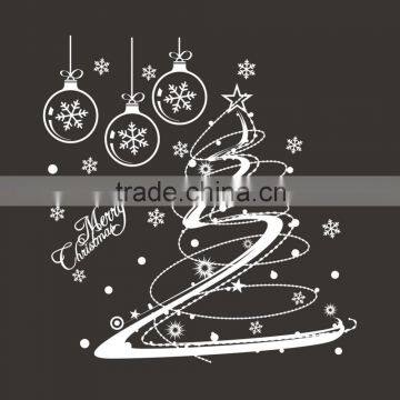 [Alforever]2015 Vinyl Merry Christmas Tree Window Stickers photo-3