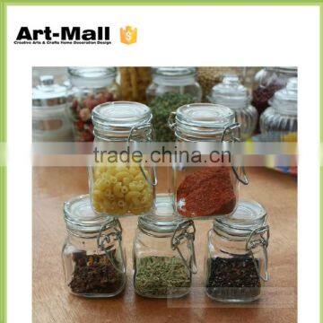 new products 2016 innovative products 100ml glass jar with clip top