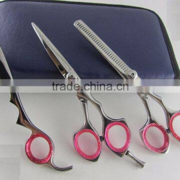 New 5.5" Professional Hair Cutting Scissors Barber Shears Hairdressing Razor Kit/ Beauty instruments manicure and pedicure