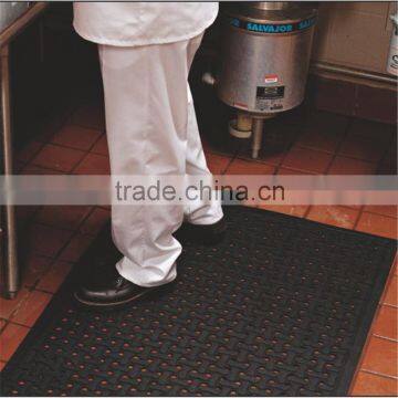 Easy to clean with bone drainage hole workshop bar gym basketball court rubber mat