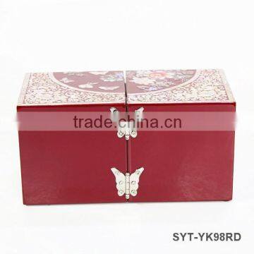 High End Mother of Pearl Drawer Wooden Jewelry Boxes With Lock photo-3