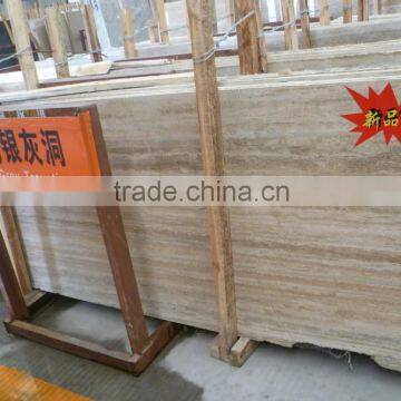 Natural Marble Roman Silver Travertine Slab photo-3