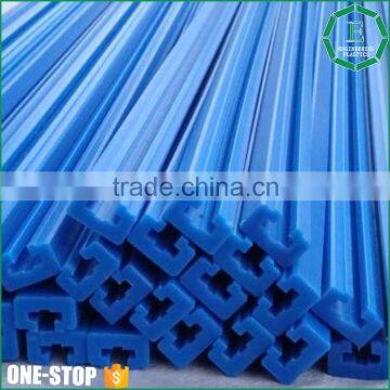 OEM custom length and size wear resistant sliding door track rail mc nylon plastic chain guide