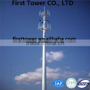 High quality self supporting monopole communication tower