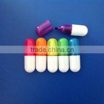 Mini promotional CT-422 gift pill highlighter pen