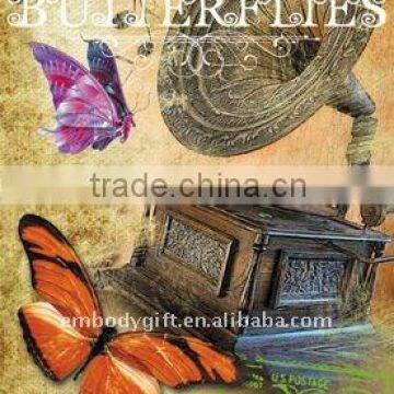 home decor wholesale canvas painting with butterfly picture